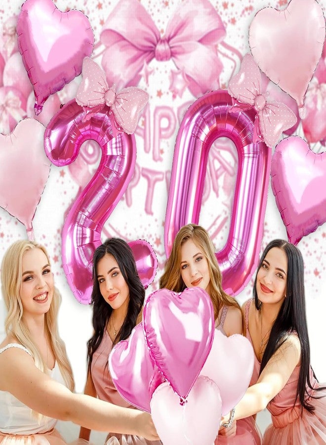 Florisland 40 Inch Huge Pink 7 Birthday Balloon for Girls, Foil Mylar Helium Pink 7 Balloon Number for Girls 7th Birthday Decorations, Celebrations Party Supplies Favors Cake Smash Decorations, Backdrops - Image 4